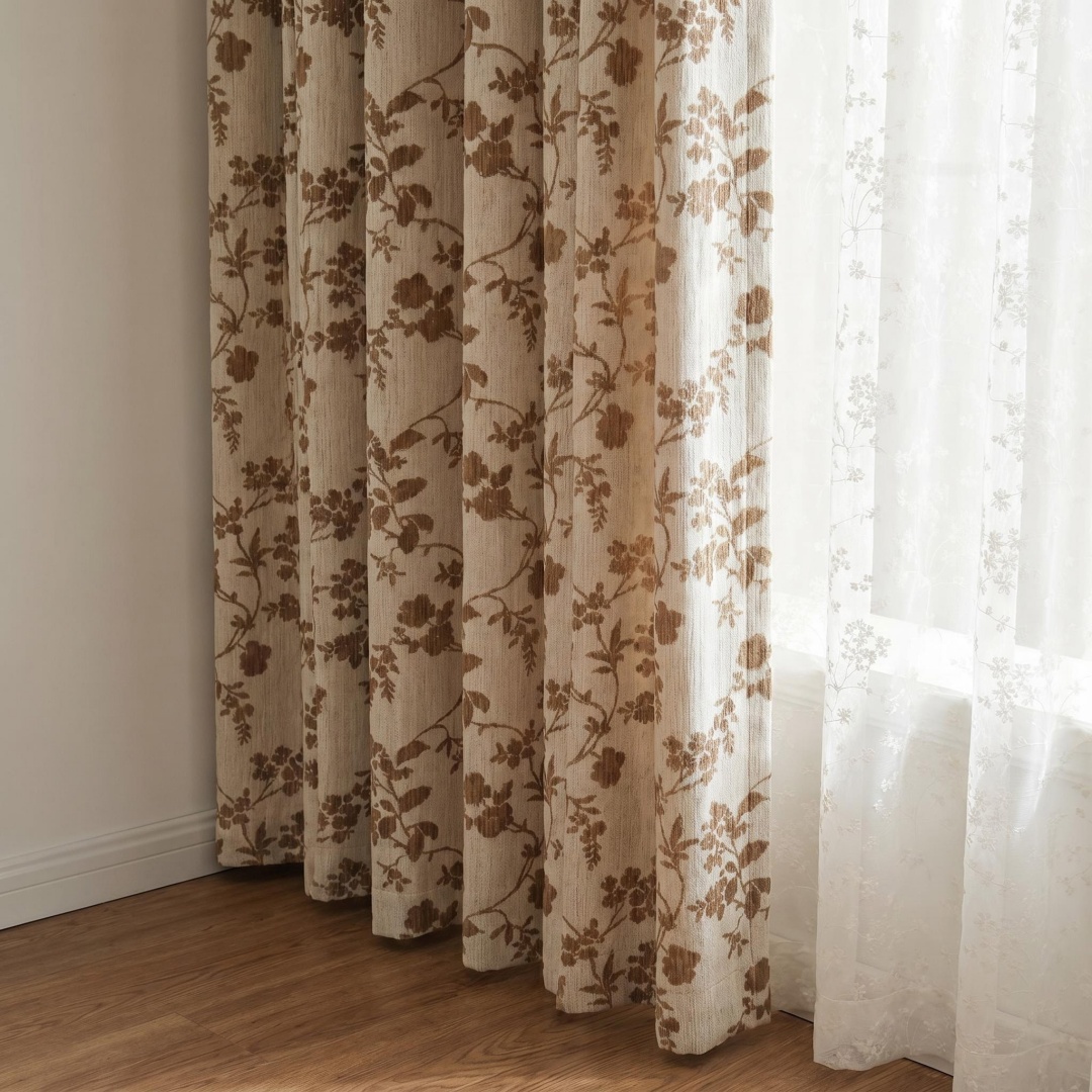 Cortina gruesa con estampado b - Lighting Decor Rentals reseña y precio