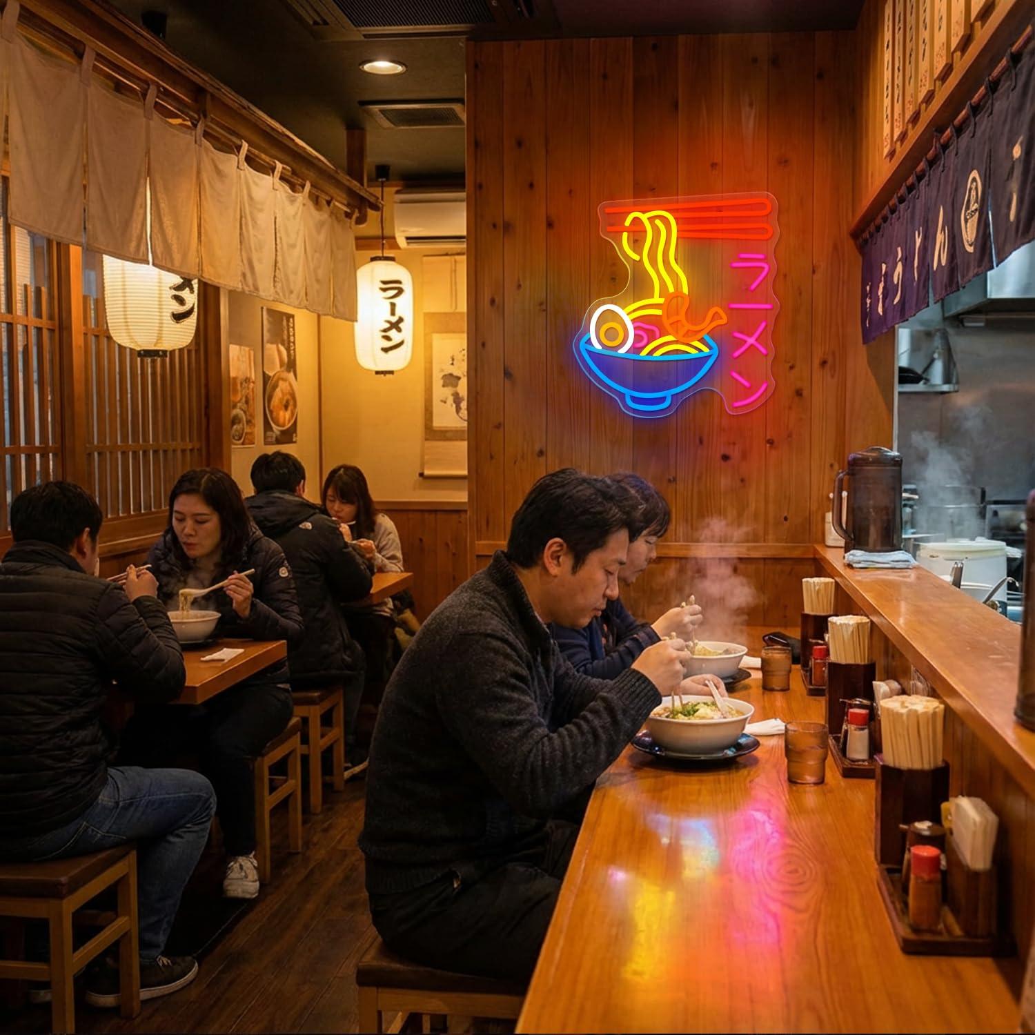 Letrero de Neón LED de Ramen,  - Kitchen Decor Lighting reseña y precio
