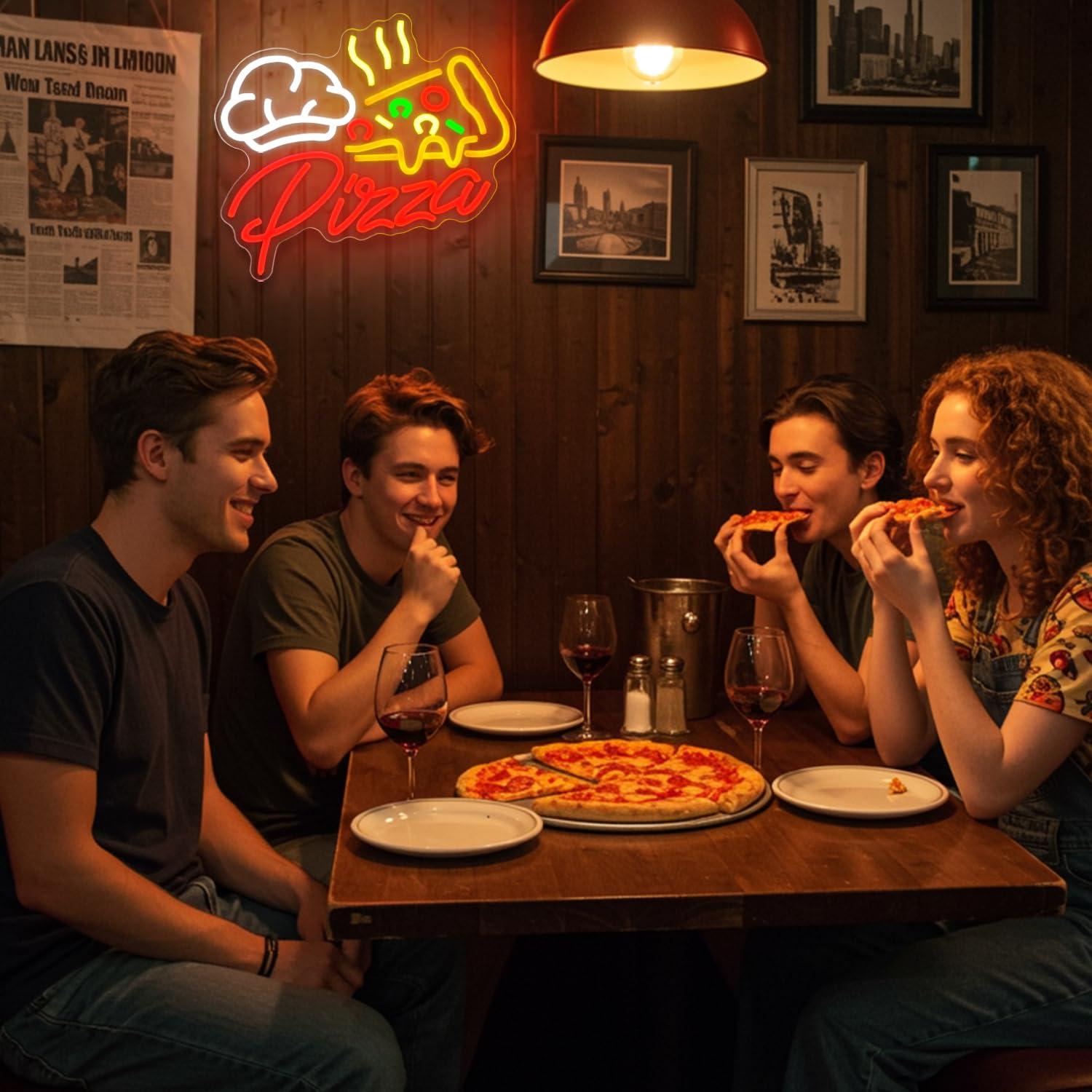 Letrero Luminoso de Pizza, Luc - Kitchen Decor Lighting reseña y precio