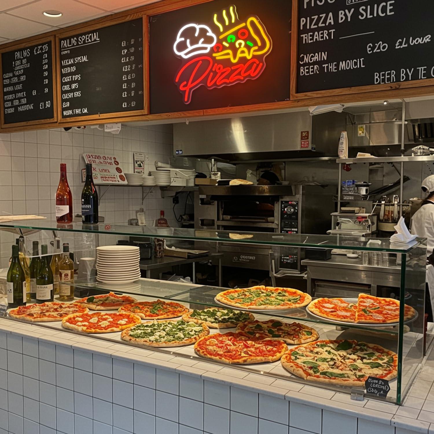 Letrero Luminoso de Pizza, Luc - Kitchen Decor Lighting reseña y precio
