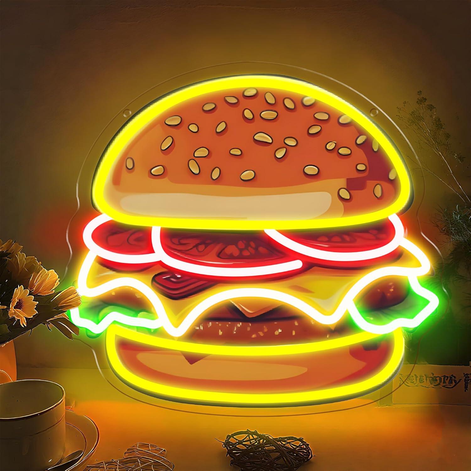 Letrero Luminoso LED de Hambur - Kitchen Decor Lighting reseña y precio