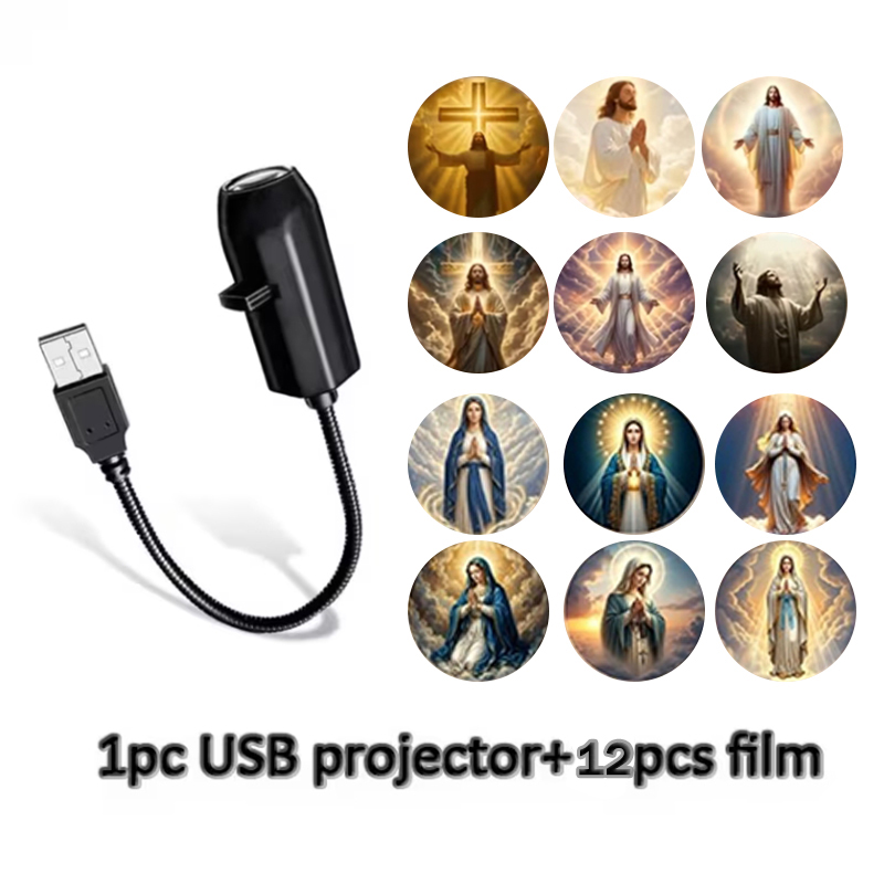 Lámpara de Proyección USB con  - Ambient Lighting Decor For Room reseña y precio
