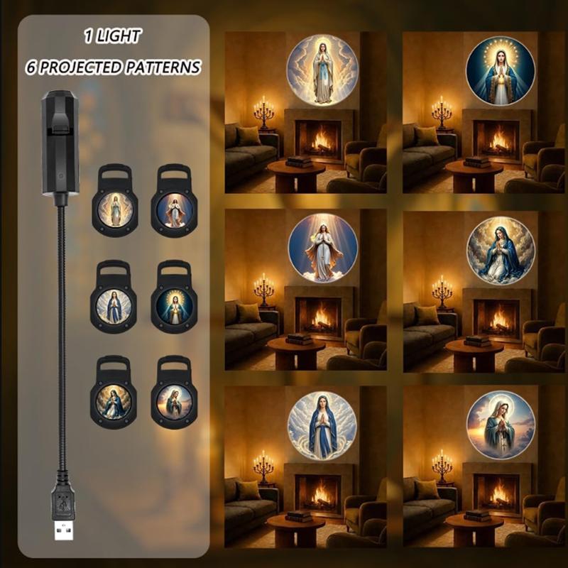 Lámpara de Proyección USB con  - Ambient Lighting Decor For Room reseña y precio