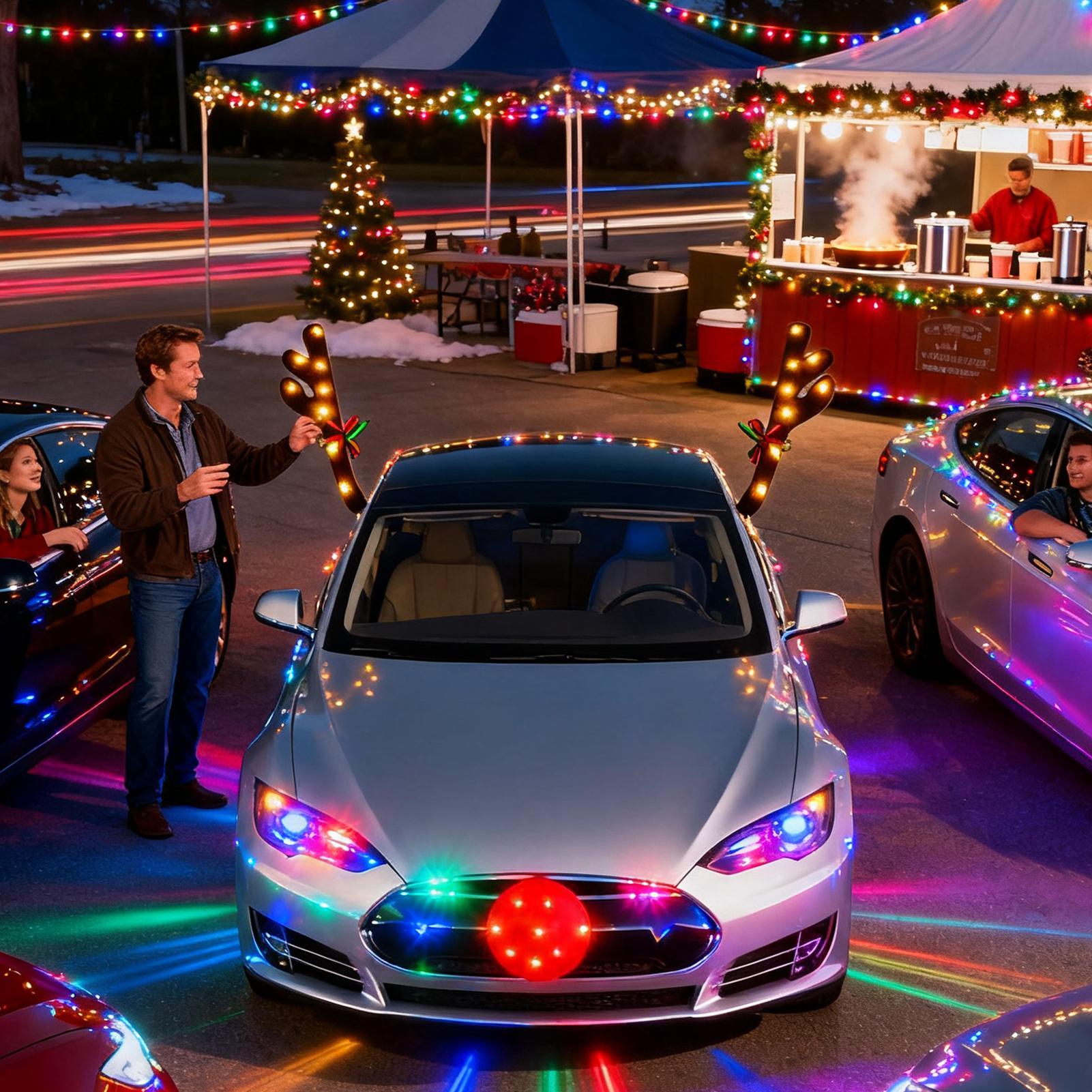 Astas de reno para coche con l - Up Lighting Decor reseña y precio